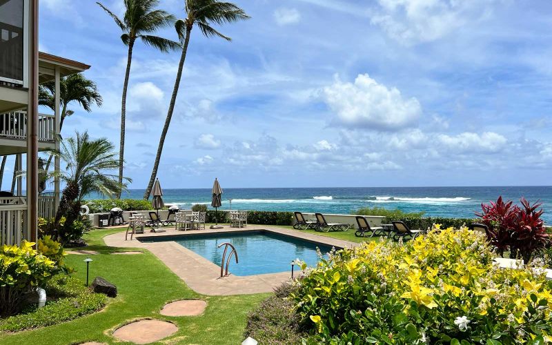 Alihi Lani Poipu Kauai ocean front vacation rentals